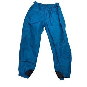 Columbia Vintage 90s Womens Teal Spell Out Waterproof Cuffed Outdoor Pants XL